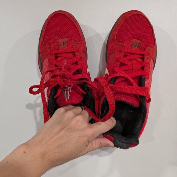 Nike Ja 2 "Nightmare" Sneakers Red Black Size 5 - Picture 6 of 6